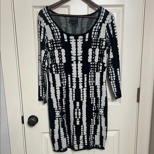 Buffalo David Bitton Monochrome Long Sleeve Dress